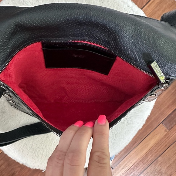 Hammitt Dillon Black Leather 6 Way Flap Medium Bag - Picture 12 of 12